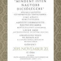 Könyvbemutató az Erzsébet napon